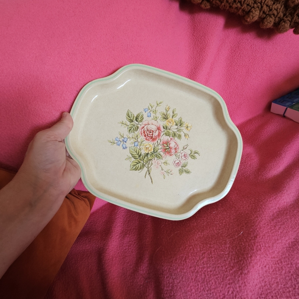 Vintage Avon vanity metal tray 12x 10 made in England, 1982 - Picture 8 of 9